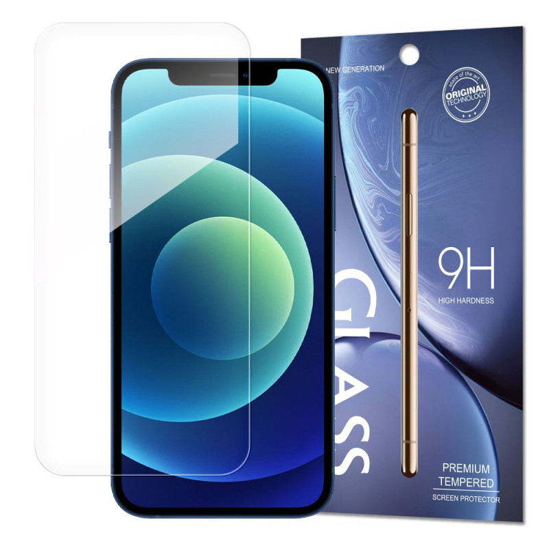 Grūdintas stiklas 9H grūdintas stiklas iPhone 12 Pro / iPhone 12 (pakuotė – vokas)