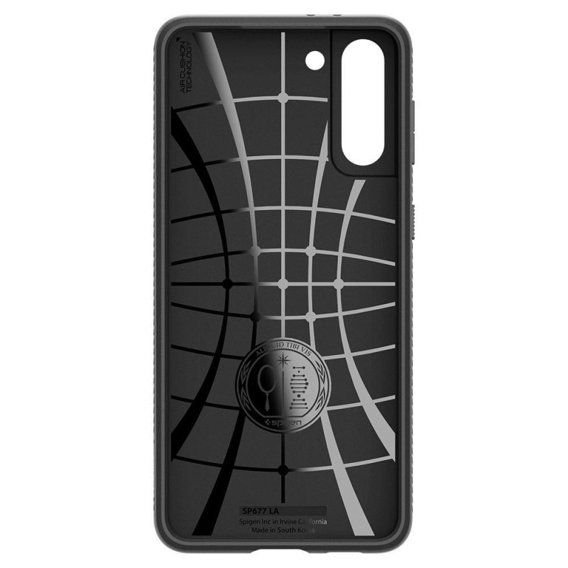 Spigen Liquid Air dėklas, skirtas Samsung Galaxy S21 - matinė juoda