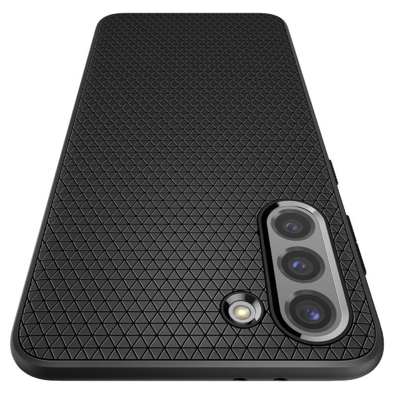 Spigen Liquid Air dėklas, skirtas Samsung Galaxy S21 - matinė juoda