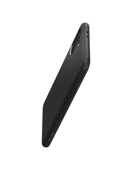 Spigen Liquid Air dėklas, skirtas Samsung Galaxy S21 - matinė juoda Spigen Liquid Air dėklas, skirtas Samsung Galaxy S21 - matinė juoda