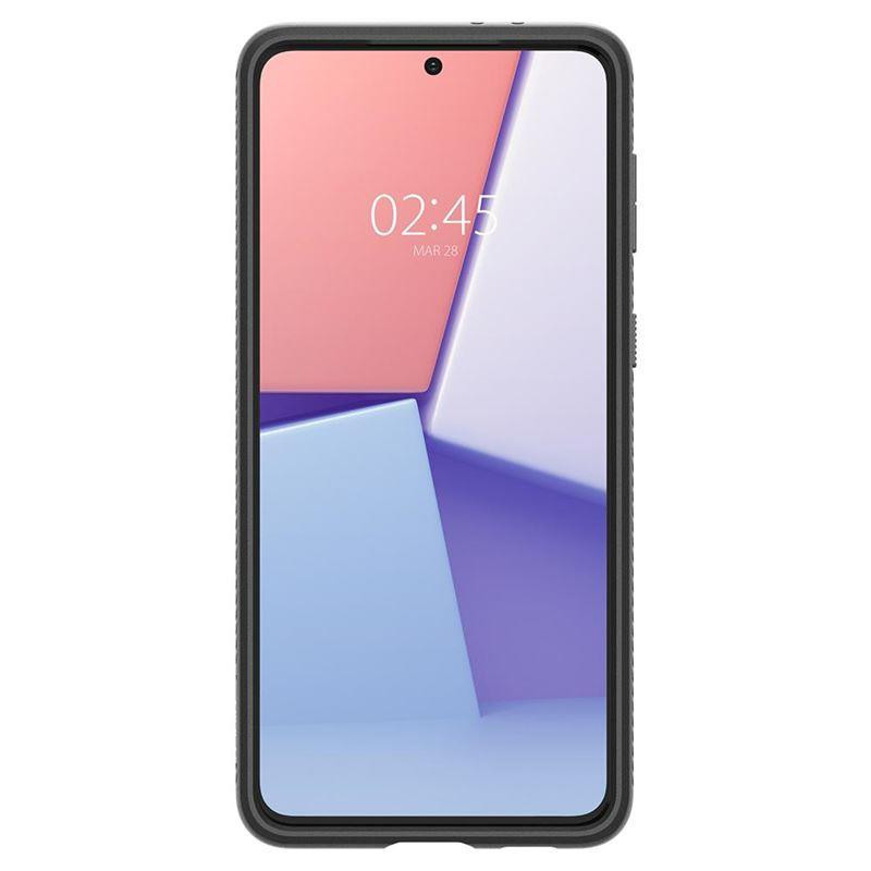 Spigen Liquid Air dėklas, skirtas Samsung Galaxy S21 - matinė juoda
