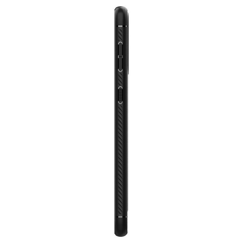 Spigen Rugged Armor dėklas, skirtas Samsung Galaxy S21 - matinė juoda