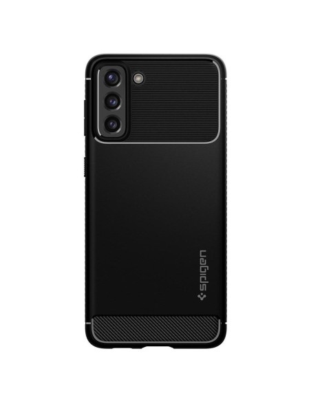 Spigen Rugged Armor dėklas, skirtas Samsung Galaxy S21 - matinė juoda Spigen Rugged Armor dėklas, skirtas Samsung Galaxy S21 - matinė juoda