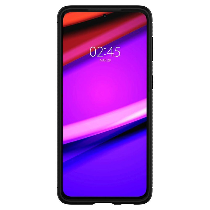 Spigen Rugged Armor dėklas, skirtas Samsung Galaxy S21 - matinė juoda