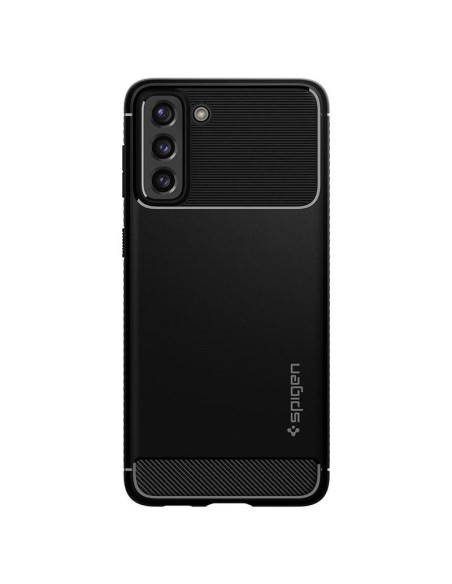 Spigen Rugged Armor dėklas, skirtas Samsung Galaxy S21 - matinė juoda Spigen Rugged Armor dėklas, skirtas Samsung Galaxy S21 - matinė juoda