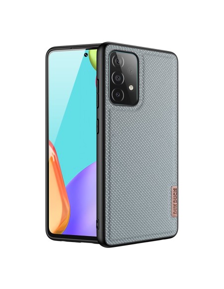 Dux Ducis Fino dėklo dangtelis, padengtas nailono medžiaga, skirtas Samsung Galaxy A72 4G pilkas Dux Ducis Fino dėklo dangtelis, padengtas nailono medžiaga, skirtas Samsung Galaxy A72 4G pilkas
