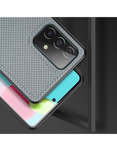 Dux Ducis Fino dėklo dangtelis, padengtas nailono medžiaga, skirtas Samsung Galaxy A72 4G pilkas Dux Ducis Fino dėklo dangtelis, padengtas nailono medžiaga, skirtas Samsung Galaxy A72 4G pilkas
