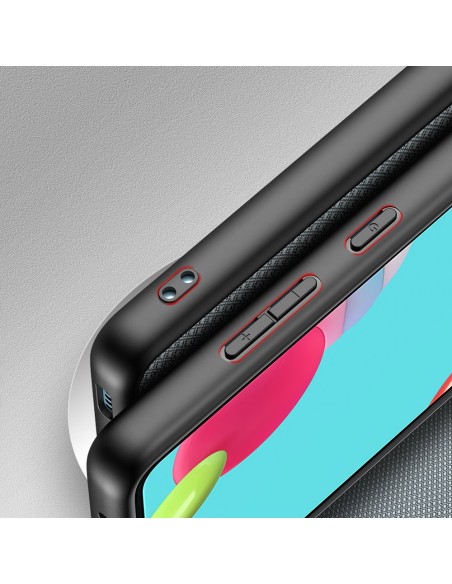 Dux Ducis Fino dėklo dangtelis, padengtas nailono medžiaga, skirtas Samsung Galaxy A72 4G pilkas Dux Ducis Fino dėklo dangtelis, padengtas nailono medžiaga, skirtas Samsung Galaxy A72 4G pilkas
