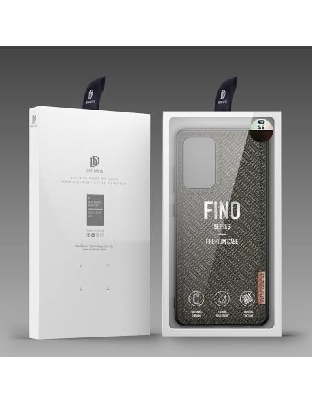 Dux Ducis Fino dėklo dangtelis, padengtas nailono medžiaga, skirtas Samsung Galaxy A72 4G žaliai Dux Ducis Fino dėklo dangtelis, padengtas nailono medžiaga, skirtas Samsung Galaxy A72 4G žaliai