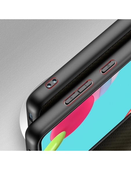 Dux Ducis Fino dėklo dangtelis, padengtas nailono medžiaga, skirtas Samsung Galaxy A72 4G žaliai Dux Ducis Fino dėklo dangtelis, padengtas nailono medžiaga, skirtas Samsung Galaxy A72 4G žaliai