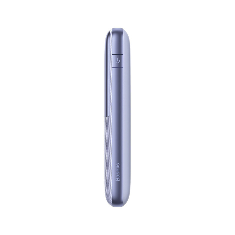 Bipow Pro maitinimo blokas 10000mAh 20W + USB laidas 3A 0,3m violetinė