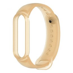 Pakaitinis silikoninis apyrankės dirželis Xiaomi Mi Band 5/ 6 aukso