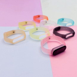 Pakaitinis silikoninis apyrankės dirželis Xiaomi Mi Band 5/ 6 aukso