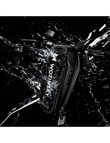 Vandeniui atsparus paspirtuko rankenos krepšys, 3L juodas