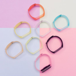 Pakaitinis silikoninis apyrankės dirželis Xiaomi Mi Band 5/ 6 aukso