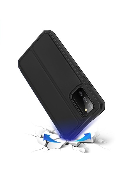 DUX DUCIS Skin X dėklo dėklo dangtelis su atvartu, skirtas Samsung Galaxy A02s EU juodas DUX DUCIS Skin X dėklo dėklo dangtelis su atvartu, skirtas Samsung Galaxy A02s EU juodas