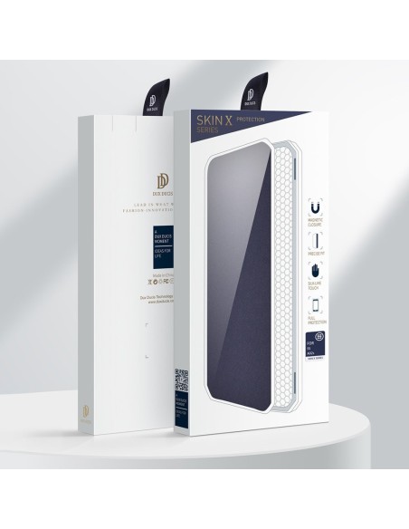 DUX DUCIS Skin X dėklo dėklo dangtelis su atvartu, skirtas Samsung Galaxy A02s EU juodas DUX DUCIS Skin X dėklo dėklo dangtelis su atvartu, skirtas Samsung Galaxy A02s EU juodas