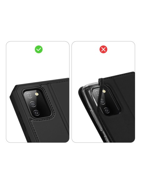 DUX DUCIS Skin X dėklo dėklo dangtelis su atvartu, skirtas Samsung Galaxy A02s EU juodas DUX DUCIS Skin X dėklo dėklo dangtelis su atvartu, skirtas Samsung Galaxy A02s EU juodas