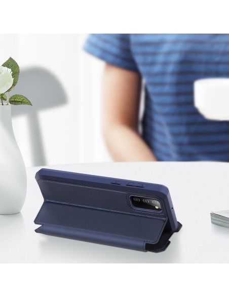 DUX DUCIS Skin X dėklo dėklo dangtelis su atvartu, skirtas Samsung Galaxy A02s EU juodas DUX DUCIS Skin X dėklo dėklo dangtelis su atvartu, skirtas Samsung Galaxy A02s EU juodas