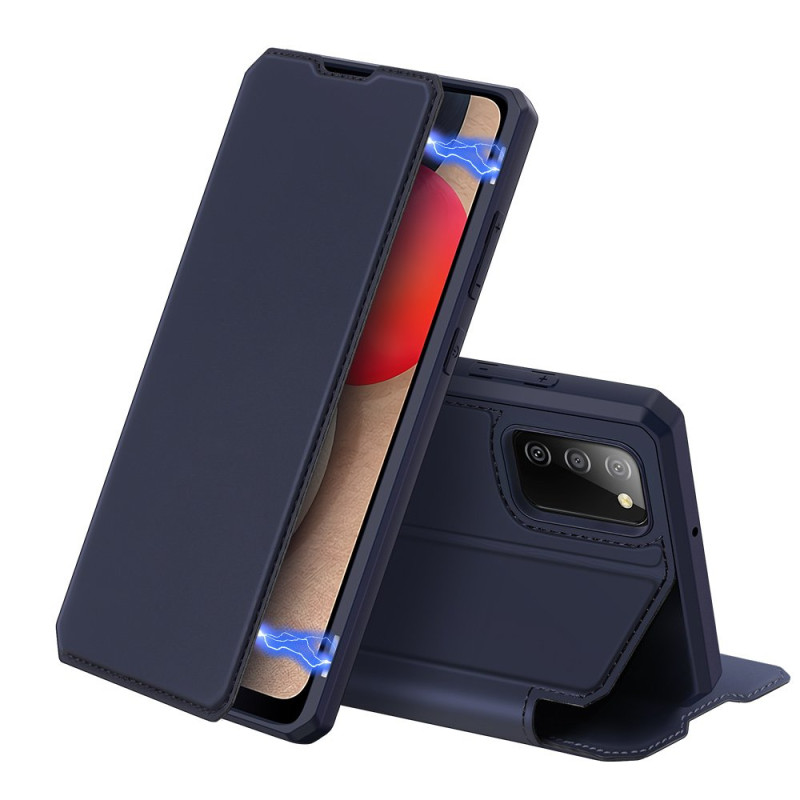 DUX DUCIS Skin X dėklo dėklo dėklas su atvartu, skirtas Samsung Galaxy A02s EU blue DUX DUCIS Skin X dėklo dėklo dėklas su atvartu, skirtas Samsung Galaxy A02s EU blue