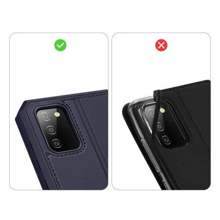DUX DUCIS Skin X dėklo dėklo dėklas su atvartu, skirtas Samsung Galaxy A02s EU blue DUX DUCIS Skin X dėklo dėklo dėklas su atvartu, skirtas Samsung Galaxy A02s EU blue