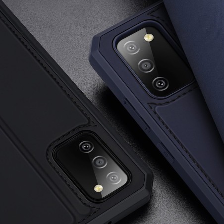DUX DUCIS Skin X dėklo dėklo dėklas su atvartu, skirtas Samsung Galaxy A02s EU blue DUX DUCIS Skin X dėklo dėklo dėklas su atvartu, skirtas Samsung Galaxy A02s EU blue