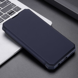 DUX DUCIS Skin X dėklo dėklo dėklas su atvartu, skirtas Samsung Galaxy A02s EU blue