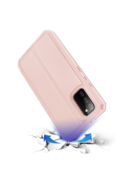 DUX DUCIS Skin X dėklo dėklo dangtelis su atvartu, skirtas Samsung Galaxy A02s EU pink DUX DUCIS Skin X dėklo dėklo dangtelis su atvartu, skirtas Samsung Galaxy A02s EU pink