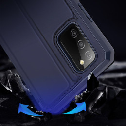 DUX DUCIS Skin X dėklo dėklo dangtelis su atvartu, skirtas Samsung Galaxy A02s EU pink