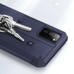 DUX DUCIS Skin X dėklo dėklo dangtelis su atvartu, skirtas Samsung Galaxy A02s EU pink