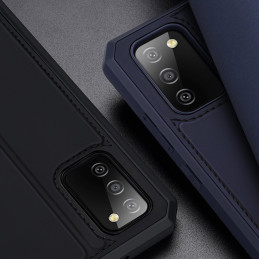 DUX DUCIS Skin X dėklo dėklo dangtelis su atvartu, skirtas Samsung Galaxy A02s EU pink