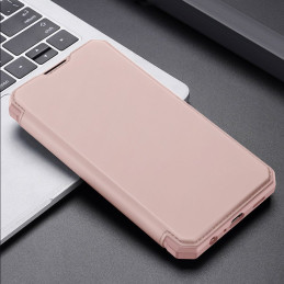 DUX DUCIS Skin X dėklo dėklo dangtelis su atvartu, skirtas Samsung Galaxy A02s EU pink