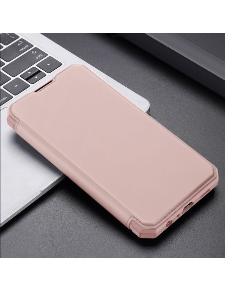 DUX DUCIS Skin X dėklo dėklo dangtelis su atvartu, skirtas Samsung Galaxy A02s EU pink DUX DUCIS Skin X dėklo dėklo dangtelis su atvartu, skirtas Samsung Galaxy A02s EU pink