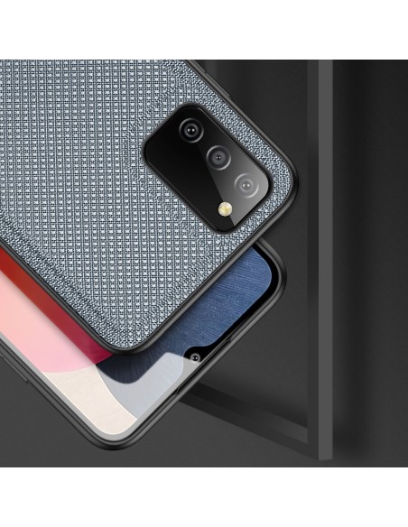 Dux Ducis Fino dėklo dangtelis, padengtas nailono medžiaga, skirtas Samsung Galaxy A02s EU pilka spalva Dux Ducis Fino dėklo dangtelis, padengtas nailono medžiaga, skirtas Samsung Galaxy A02s EU pilka spalva