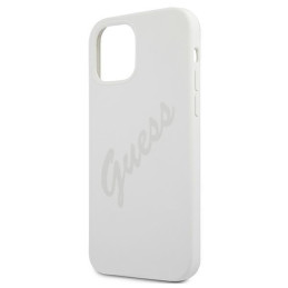 Guess Script Vintage dėklas iPhone 12 Pro Max - kreminis