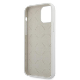Guess Script Vintage dėklas iPhone 12 Pro Max - kreminis