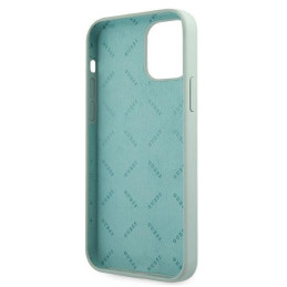 Guess Silicone Vintage dėklas iPhone 12 mini - mėlynos ir rožinės spalvos