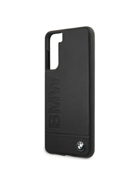BMW Signature Logo Imprint dėklas, skirtas Samsung Galaxy S21+ - juodas BMW Signature Logo Imprint dėklas, skirtas Samsung Galaxy S21+ - juodas