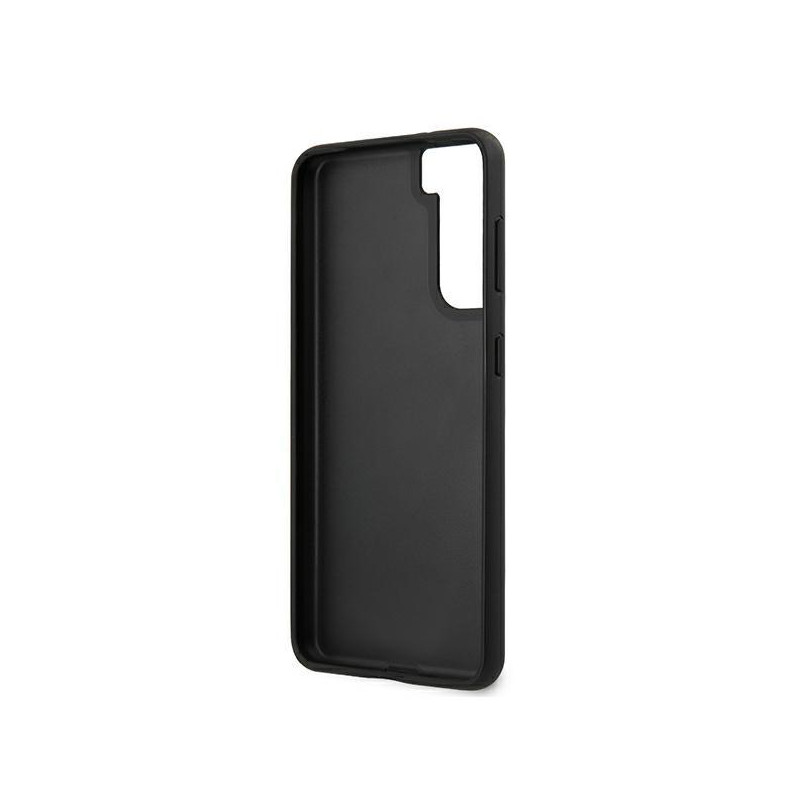 BMW Signature Logo Imprint dėklas, skirtas Samsung Galaxy S21+ - juodas