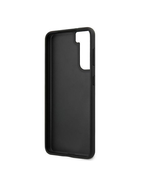BMW Signature Logo Imprint dėklas, skirtas Samsung Galaxy S21+ - juodas BMW Signature Logo Imprint dėklas, skirtas Samsung Galaxy S21+ - juodas