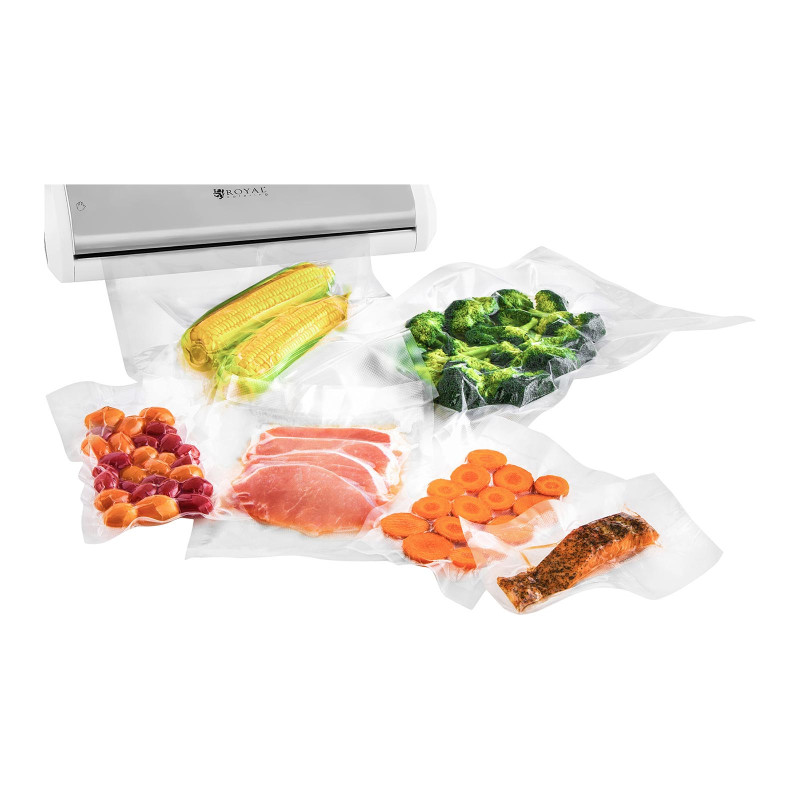 Pakavimo mašinos vakuuminis juostelių sandariklis maisto maišeliams baltas 32cm 165W 230V Royal Catering