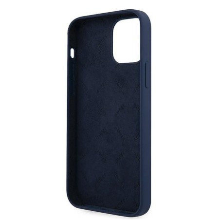 Guess Script Vintage dėklas iPhone 12 mini - mėlynas Guess Script Vintage dėklas iPhone 12 mini - mėlynas