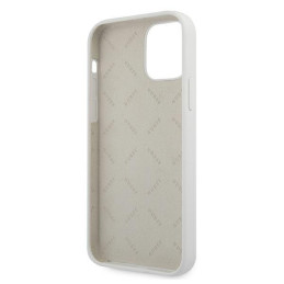 Guess Script Vintage dėklas iPhone 12 mini - kreminis
