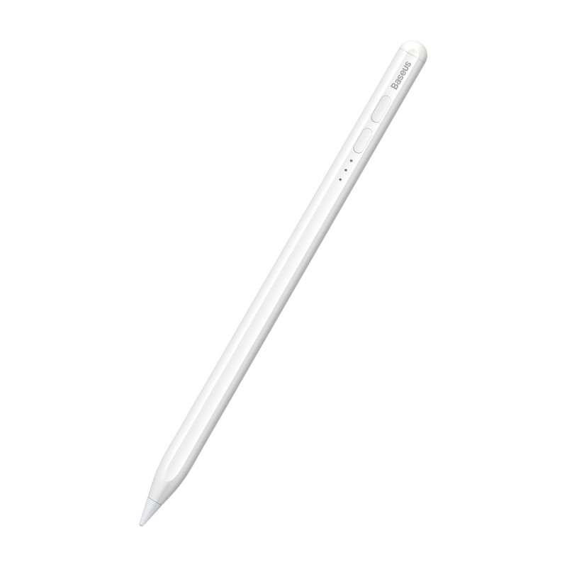 Rašiklis su LED indikatoriumi iPad baltam + USB-C laidu ir keičiamu aktyviuoju antgaliu