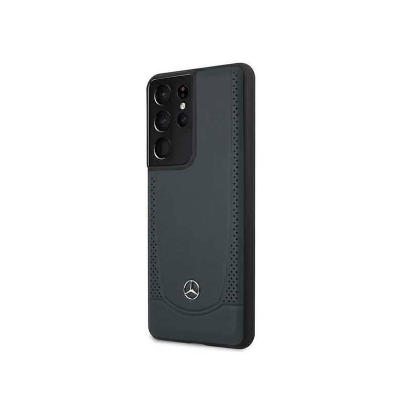 Mercedes Urban Line dėklas, skirtas Samsung Galaxy S21 Ultra - tamsiai mėlynas