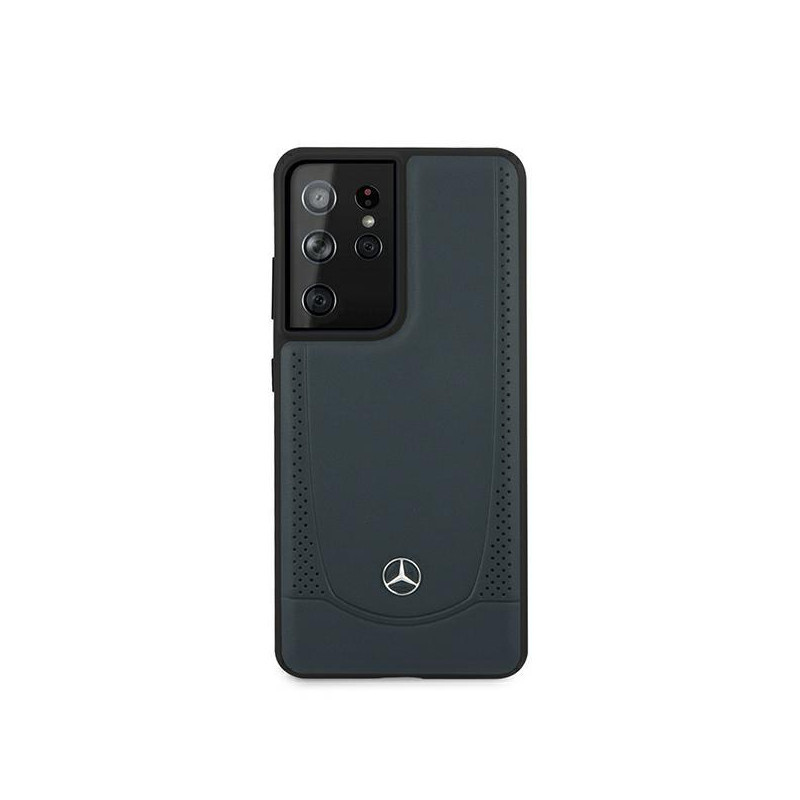 Mercedes Urban Line dėklas, skirtas Samsung Galaxy S21 Ultra - tamsiai mėlynas