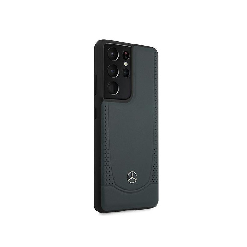 Mercedes Urban Line dėklas, skirtas Samsung Galaxy S21 Ultra - tamsiai mėlynas