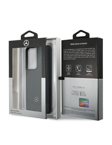 Mercedes Urban Line dėklas, skirtas Samsung Galaxy S21 Ultra - tamsiai mėlynas Mercedes Urban Line dėklas, skirtas Samsung Galaxy S21 Ultra - tamsiai mėlynas