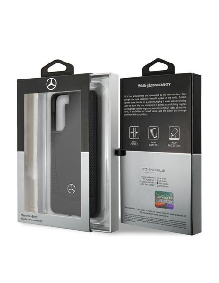 Mercedes Urban Line dėklas Samsung Galaxy S21+ - juodas Mercedes Urban Line dėklas Samsung Galaxy S21+ - juodas