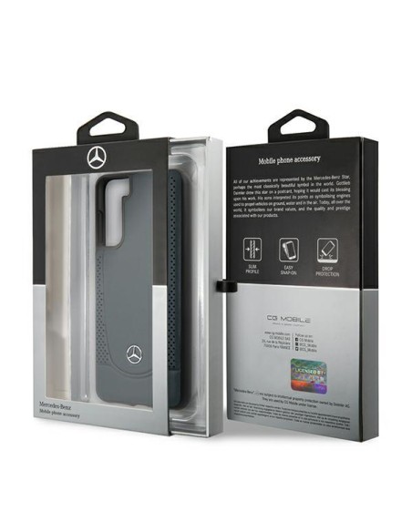 Mercedes Urban Line dėklas, skirtas Samsung Galaxy S21+ - tamsiai mėlynas Mercedes Urban Line dėklas, skirtas Samsung Galaxy S21+ - tamsiai mėlynas